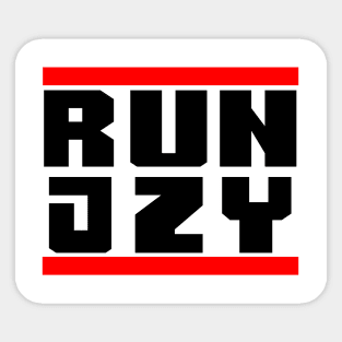 Run JZY Sticker